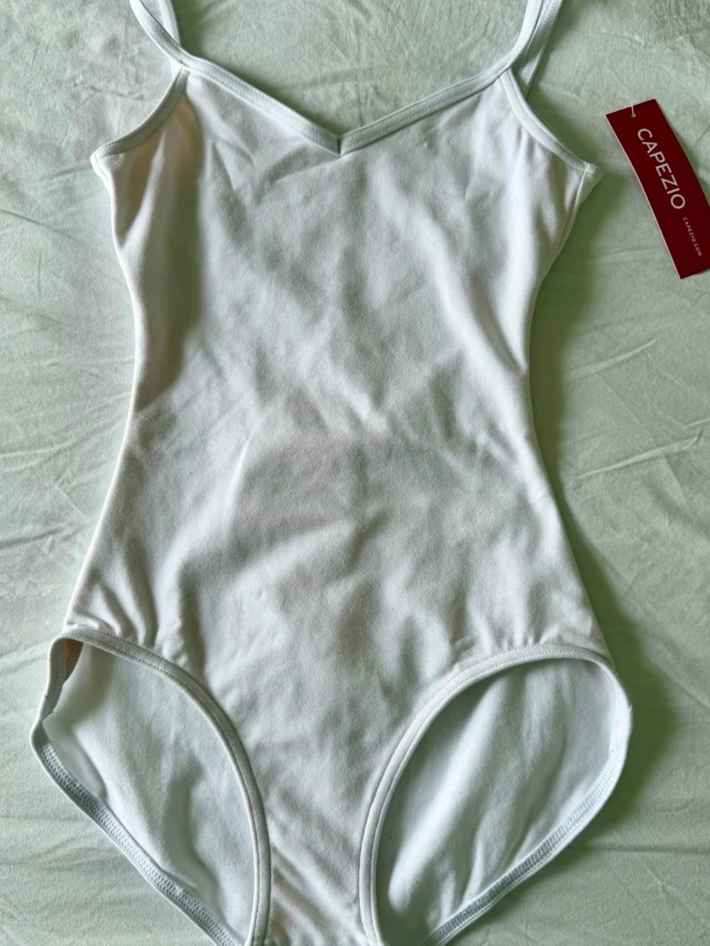 Women’s Capezio White Camisole Dance Leotard